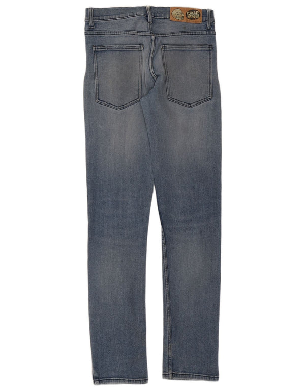 BILLIG MANDAG Dame Skinny Jeans W32 L34 Blå Bomuld