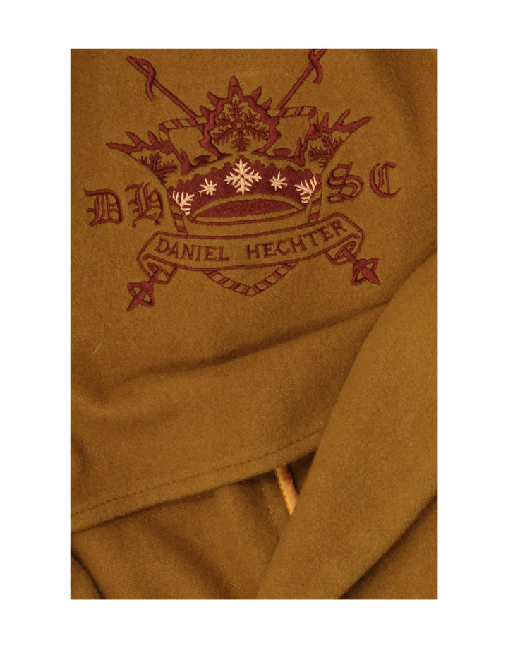 Daniel Hechter Dame 1 Knap Blazer Jakke UK 14 Medium Khaki