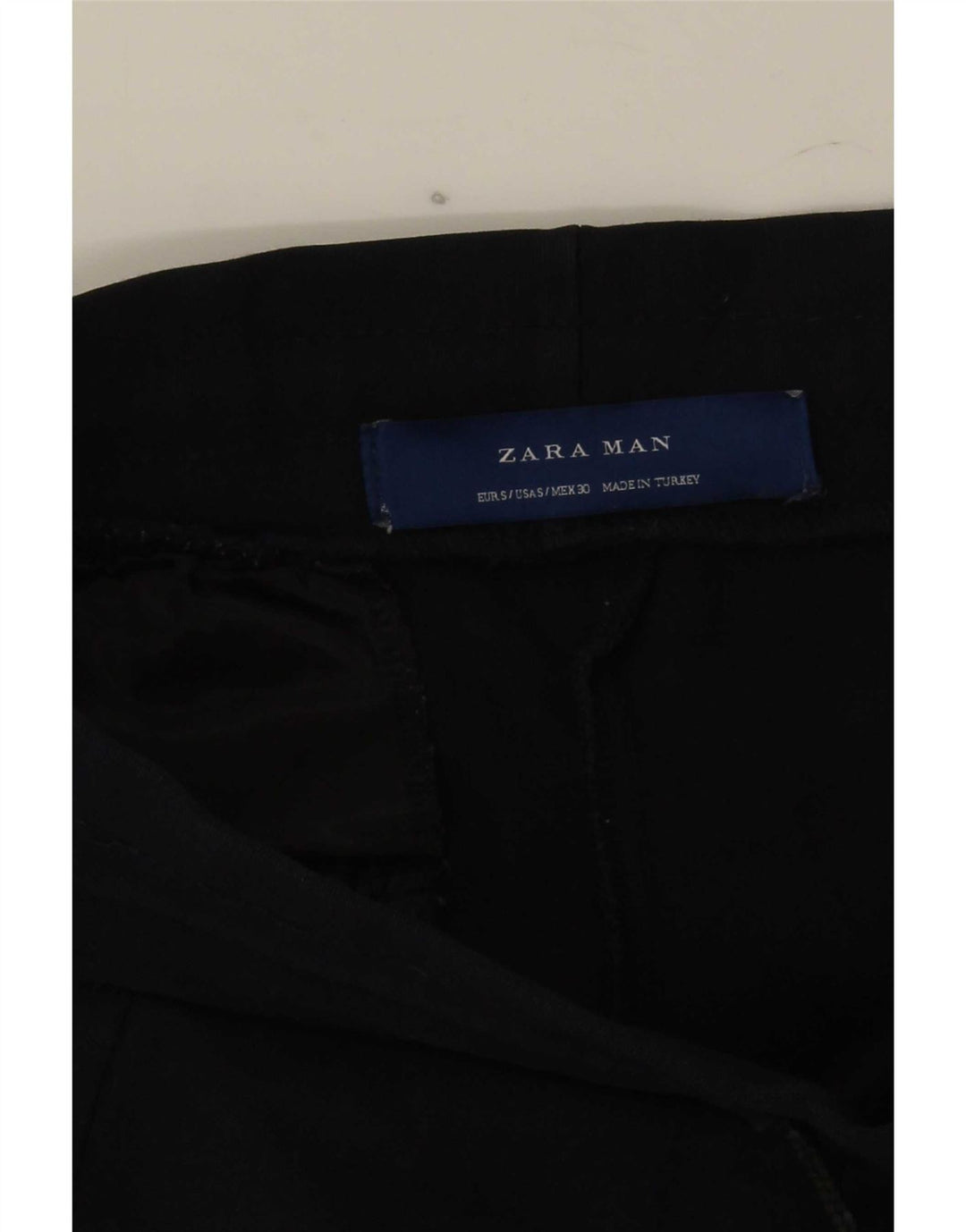 Zara Herre træningsdragt Bukser Joggers Small Navy Blue Colourblock