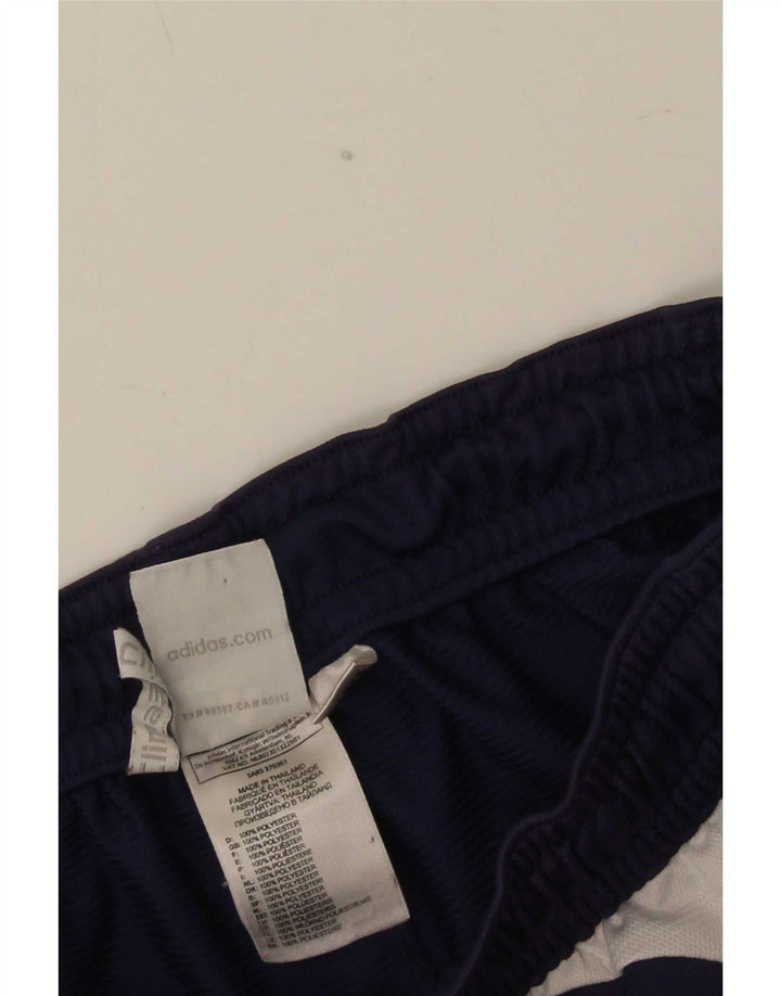 Adidas Herre Climalite Sport Shorts Medium Navy Blue Colourblock Polyester