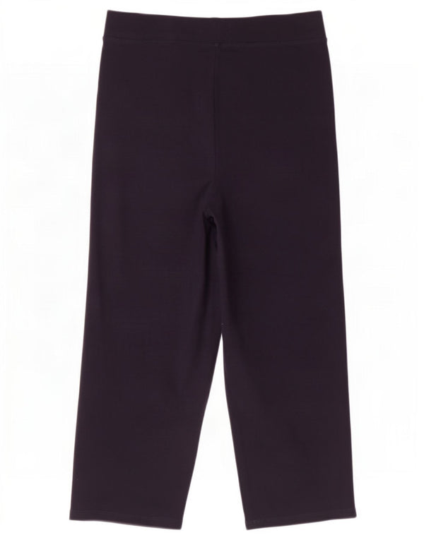 Marks & Spencer Womens Crop træningsdragt Bukser UK 12 Medium Navy Blue