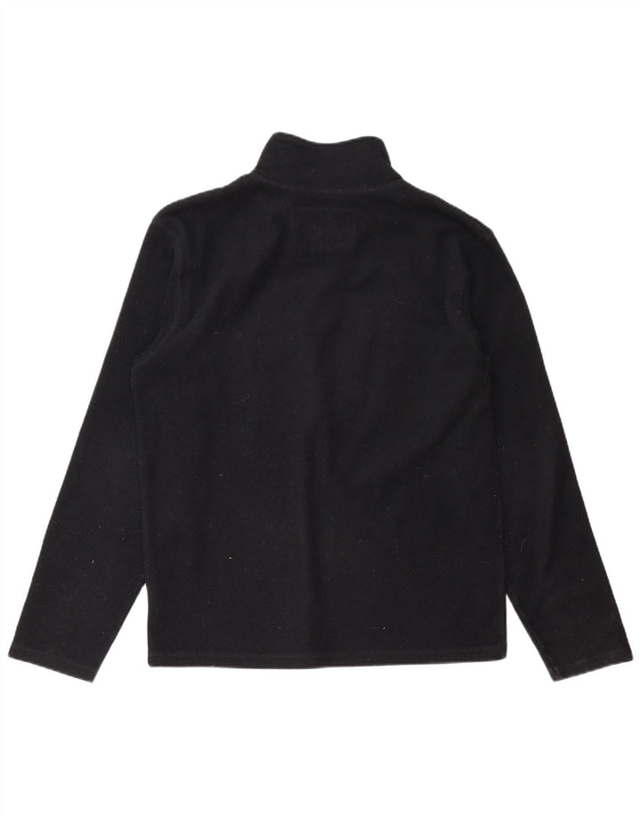 BILLABONG Herre grafisk lynlås hals Fleece Jumper Lille sort polyester