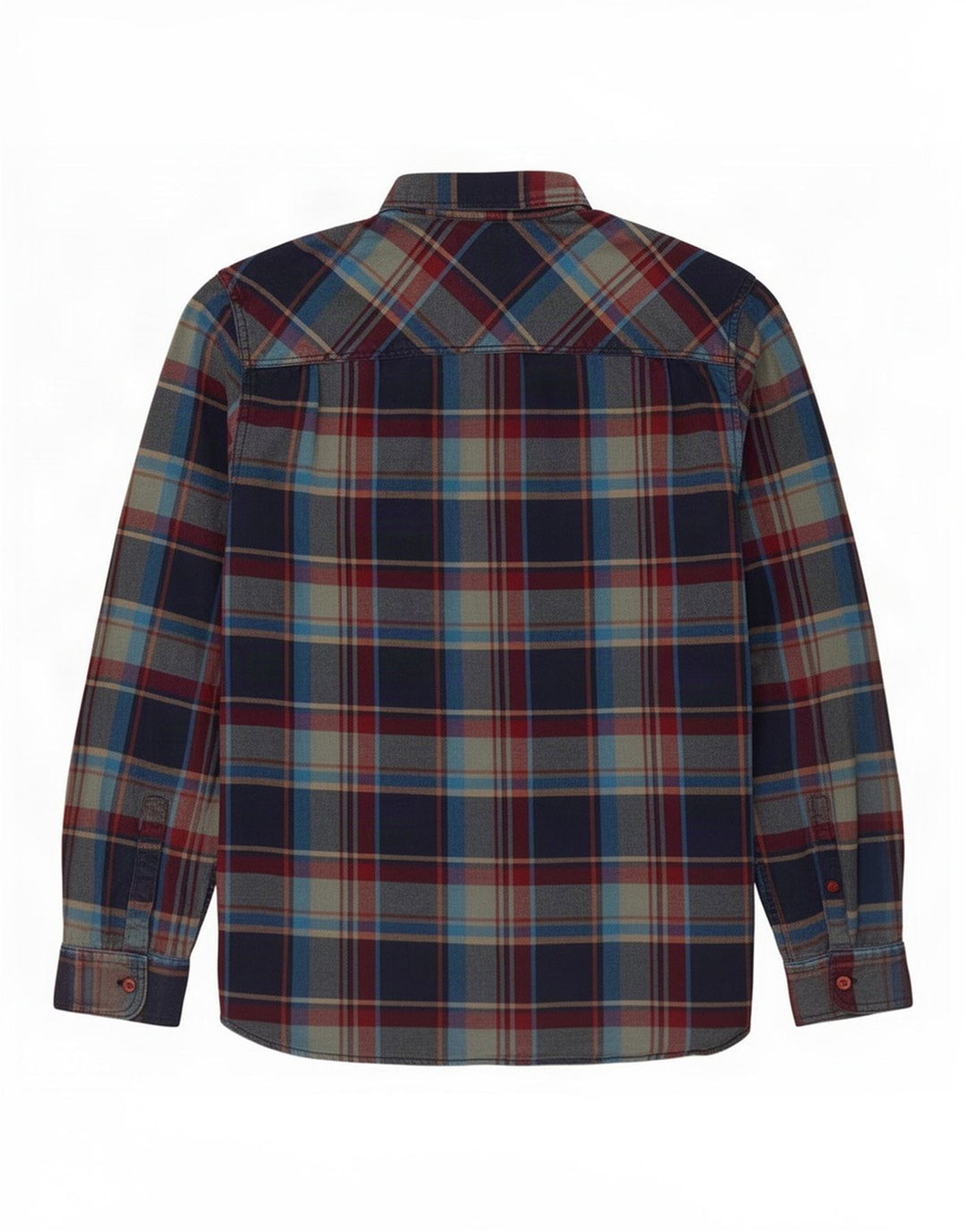 White Stuff Herre Flanell Shirt Medium Navyblå Plaid Bomuld
