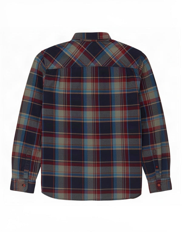 White Stuff Herre Flanell Shirt Medium Navyblå Plaid Bomuld