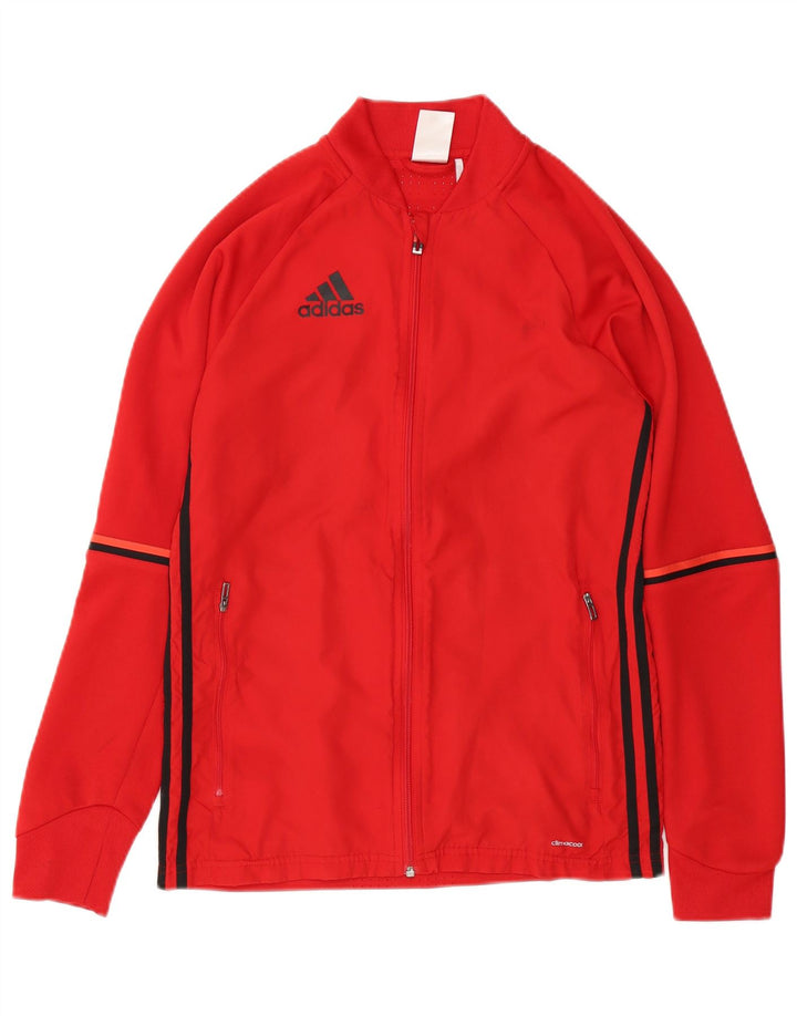 Adidas Herre Climacool Træningsdragt Topjakke Lille Rød Polyester