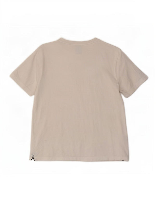 Crew Clothing Mens T-Shirt Top Medium White Cotton