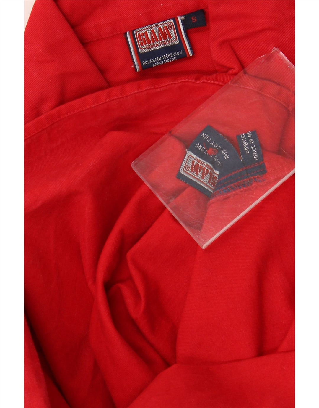 SLAM Herre Pullover Shirt Lille rød bomuld