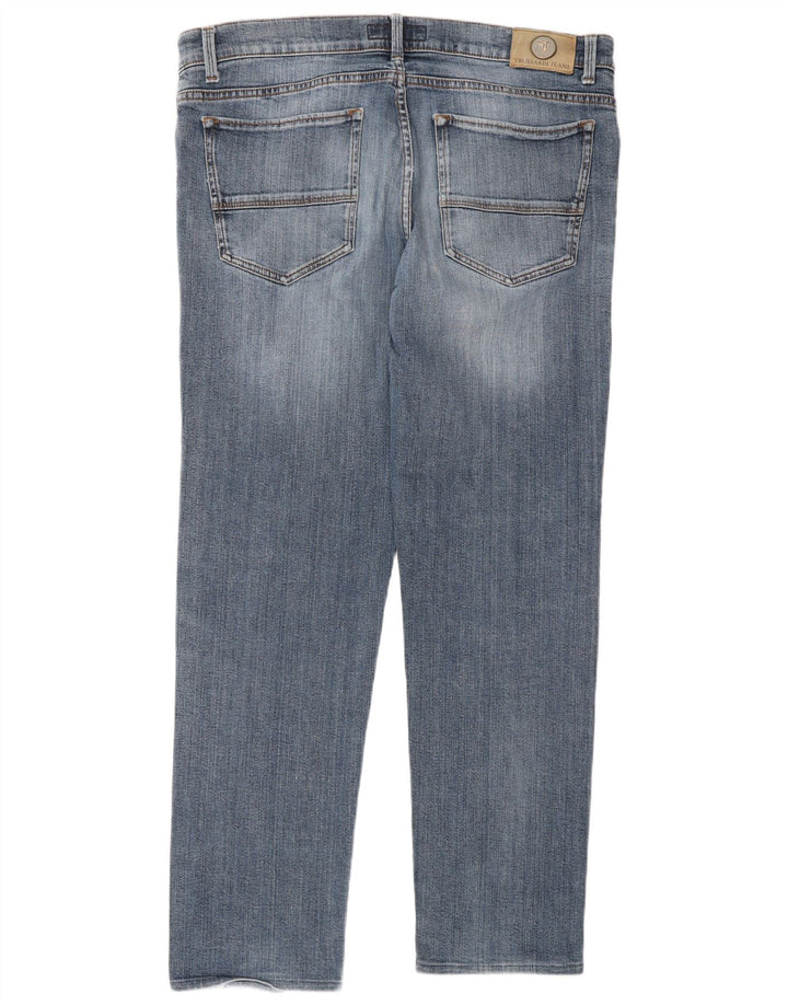 TRUSSARDI Lige jeans til mænd IT 52 XL W38 L32 Blå