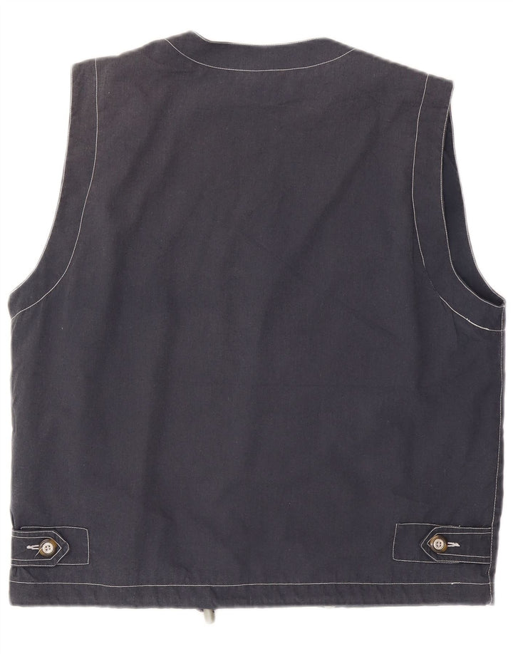 Brugi Herre Utility Gilet UK 40 Large Navy Blue Polyester