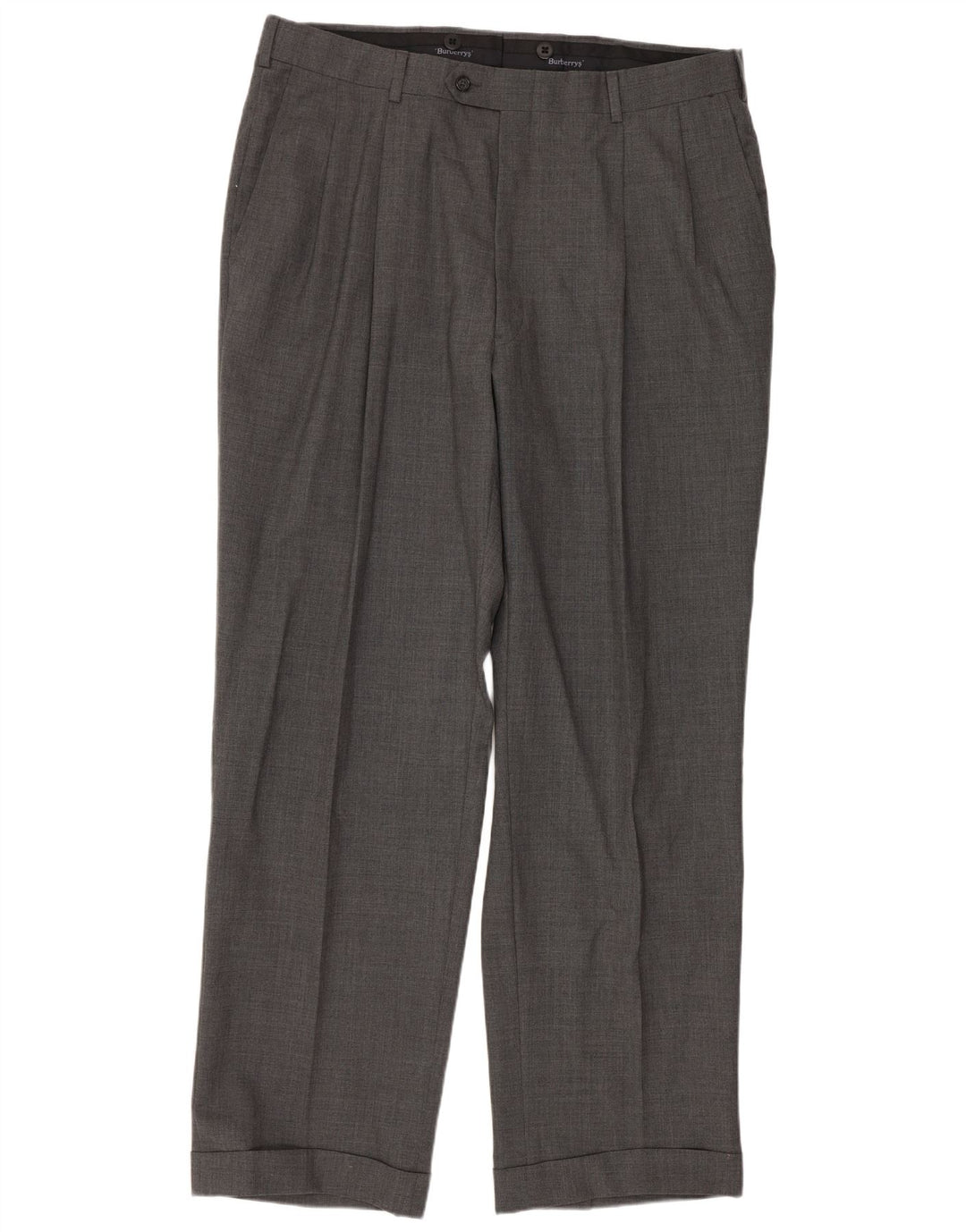 Burberrys Herre Pegged Suit Bukser W36 L31 Grå
