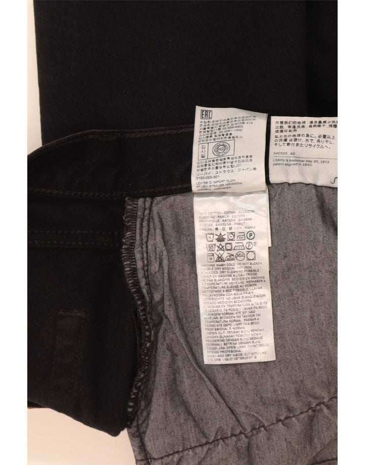 Levi's Womens Denim Skirt W28 Medium Black Cotton