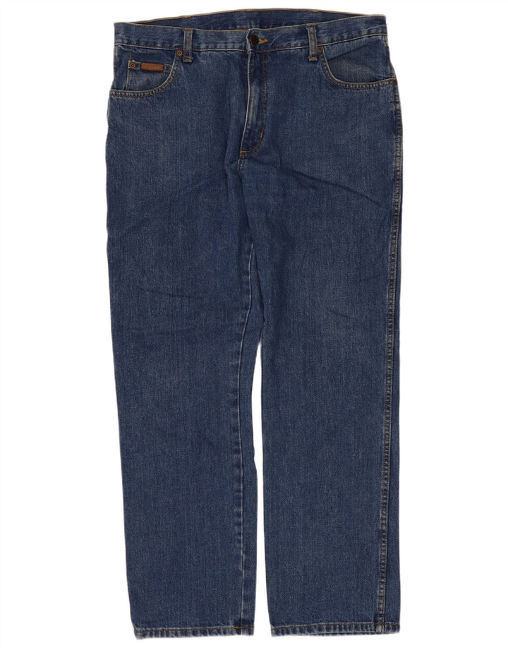 Wrangler Herre Texas Regular Straight Jeans W36 L30 Blue Cotton