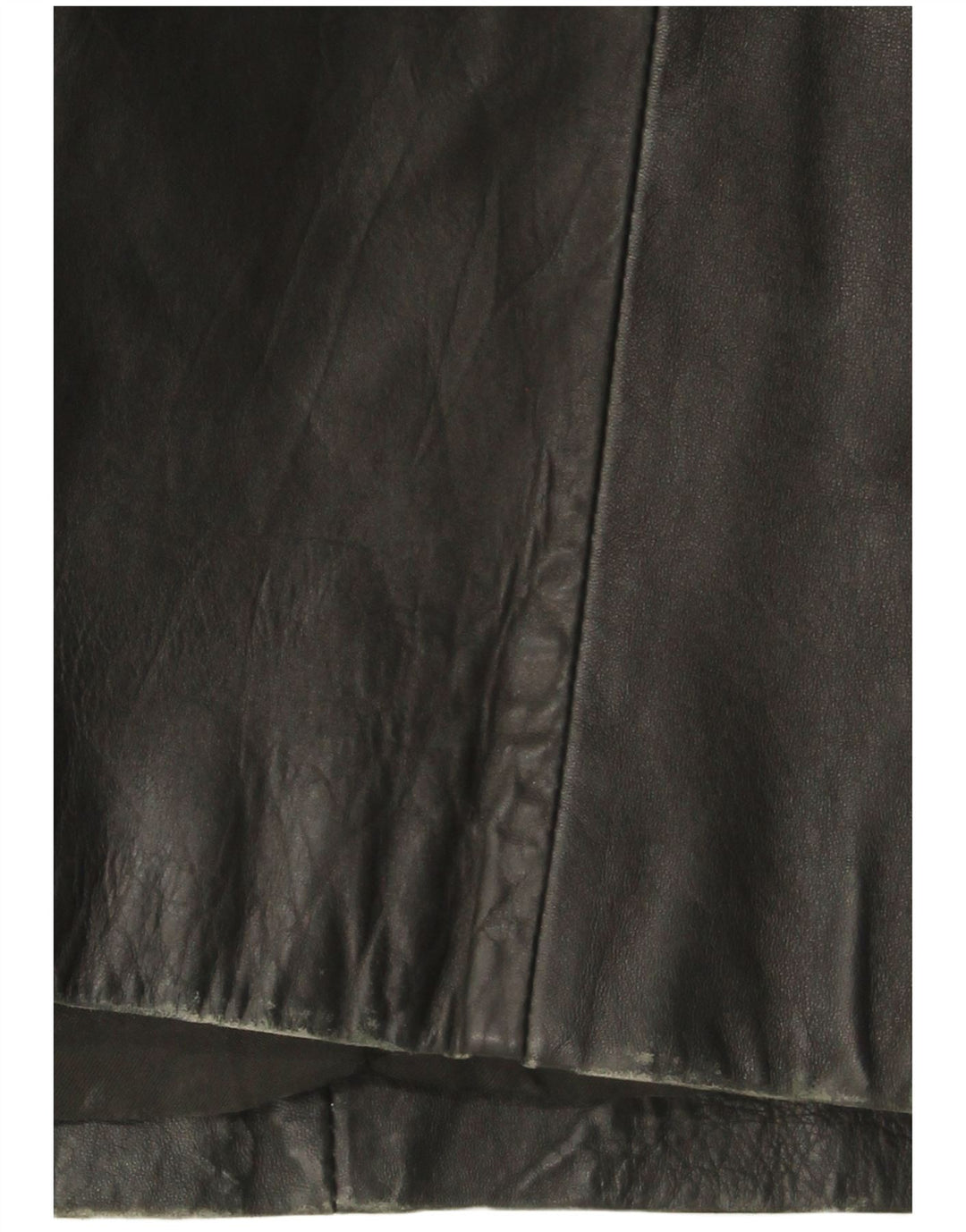 Vintage læderfrakke til kvinder UK 18 XL sort læder