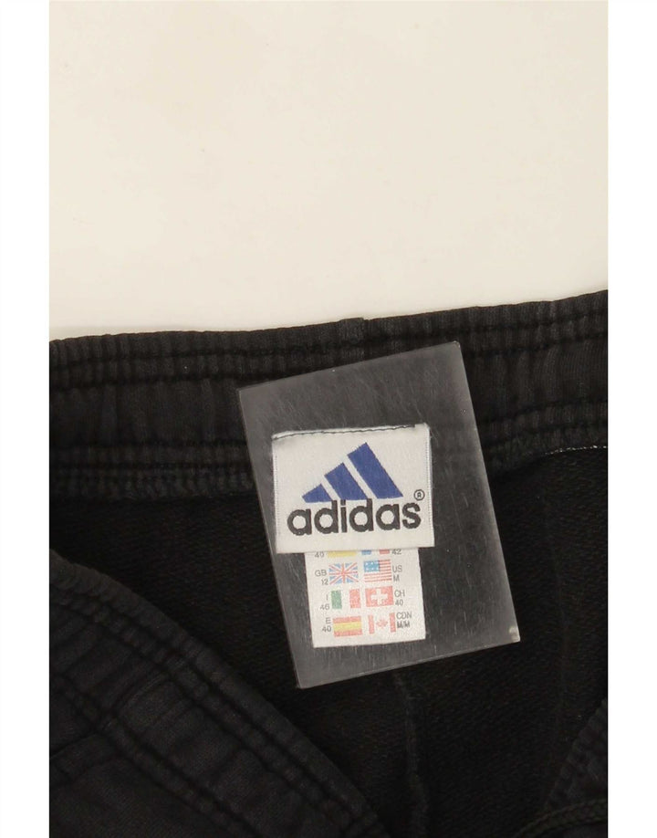 Adidas Træningsdragtsbukser til kvinder UK 12 Medium Sort Bomuld