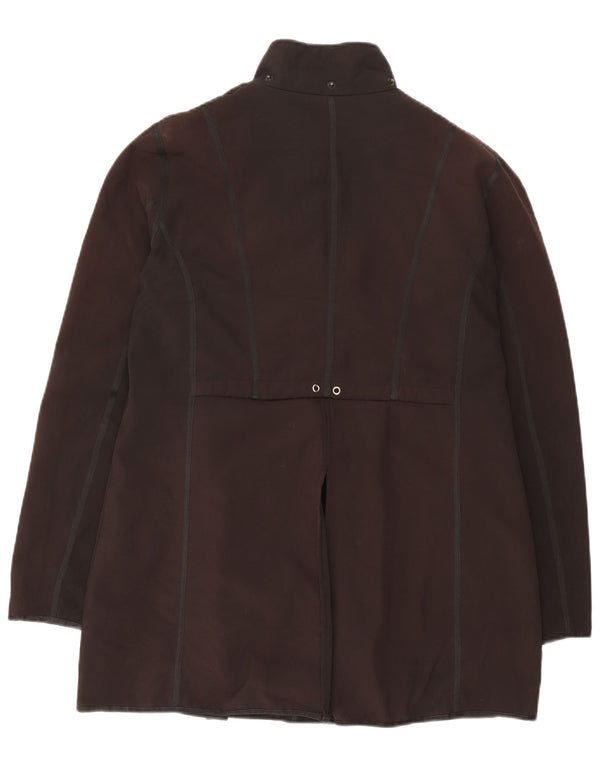 Dkny Womens Utility Jacket UK 16 Large Grå Polyester