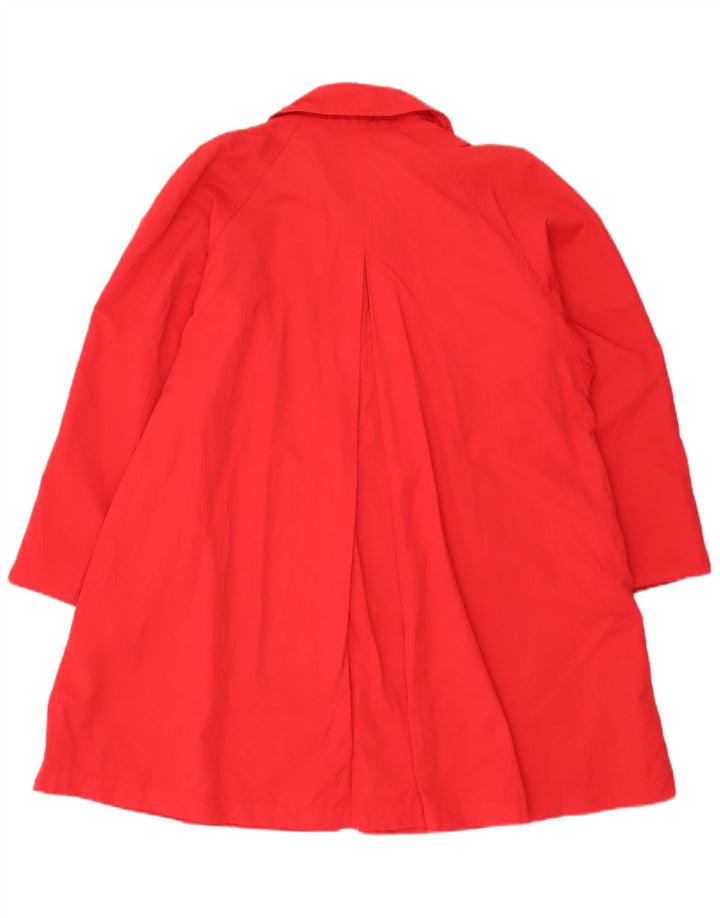 Et Dieu Crea La Femme Dame Overfrakke EU 40 Medium Rød Polyester