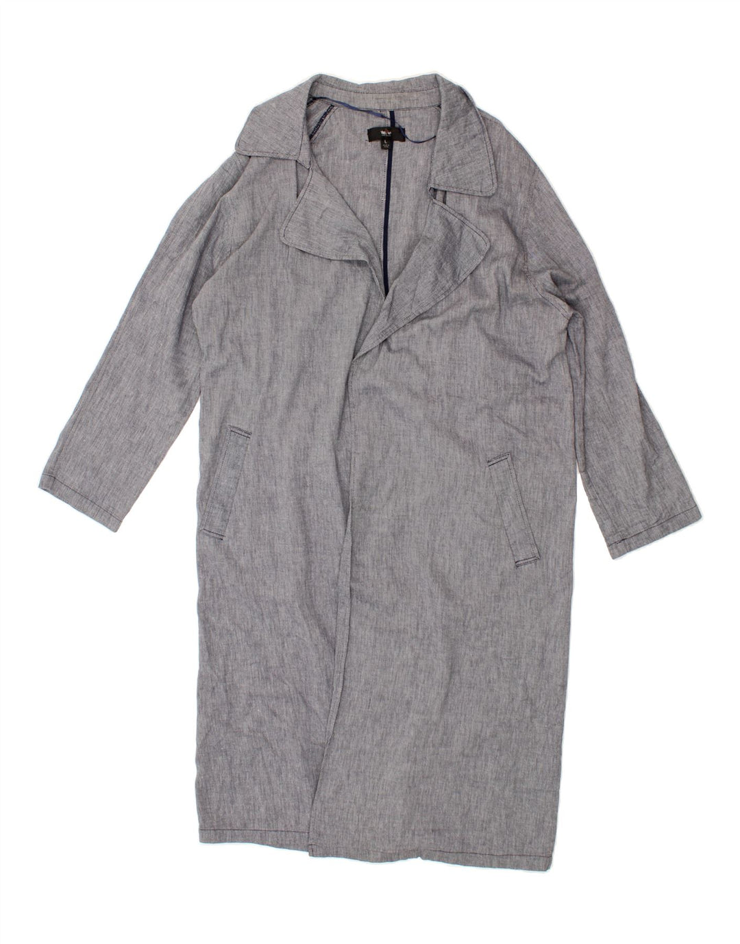 MOSSIMO Mens Overcoat UK 40 Large Grey Cotton Vintage Mossimo and Second-Hand Mossimo from Messina Hembry 