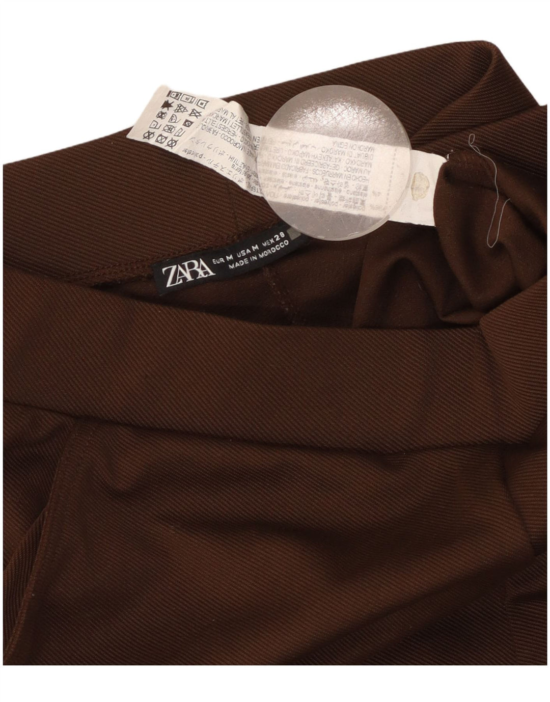 Zara træningsdragt til kvinder Joggers UK 14 Medium Brown Polyester