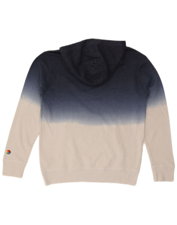 Hollister Herre hættetrøje Jumper Medium Blue Colourblock Bomuld