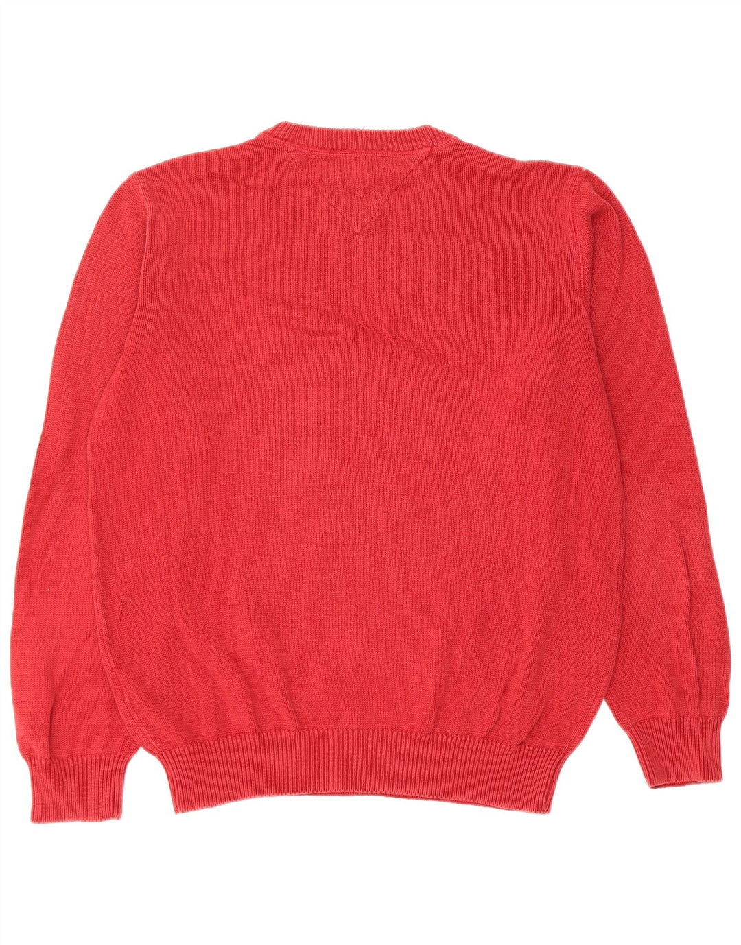 Tommy Hilfiger Herre Crew Neck trøje Sweater Large Rød Bomuld