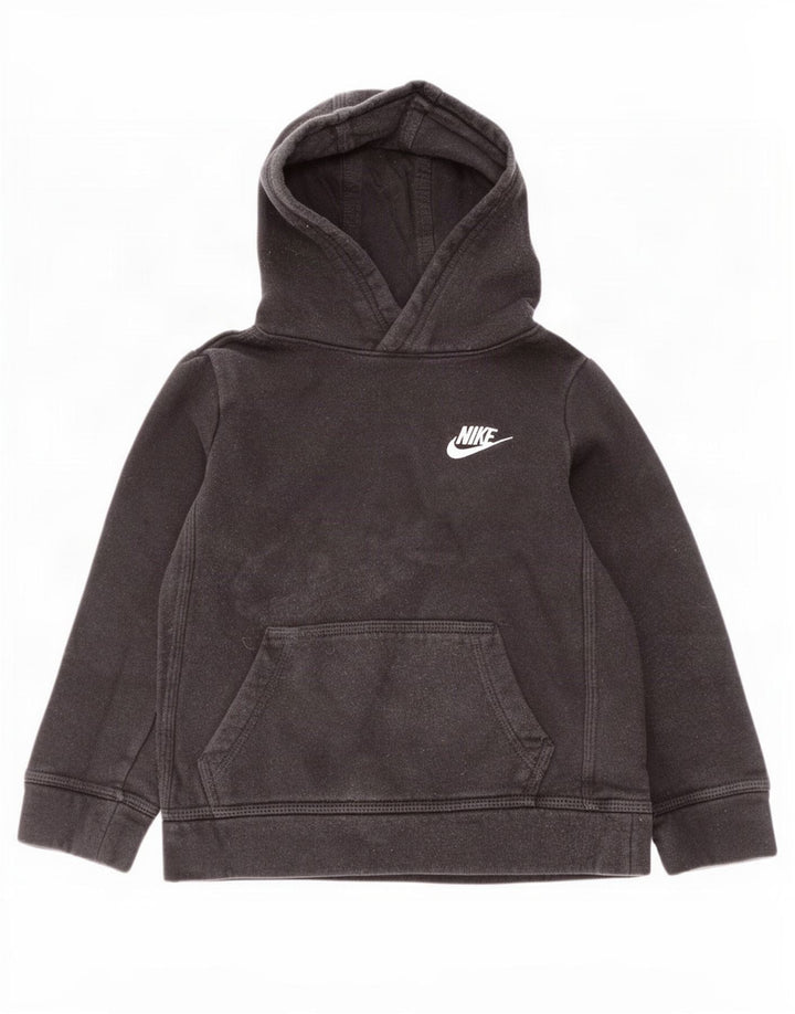 Nike drenge hættetrøje 4-5 år lille sort bomuld