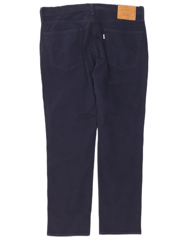 Levi's Herre 511 Slim Jeans W36 L30 Marineblå Bomuld