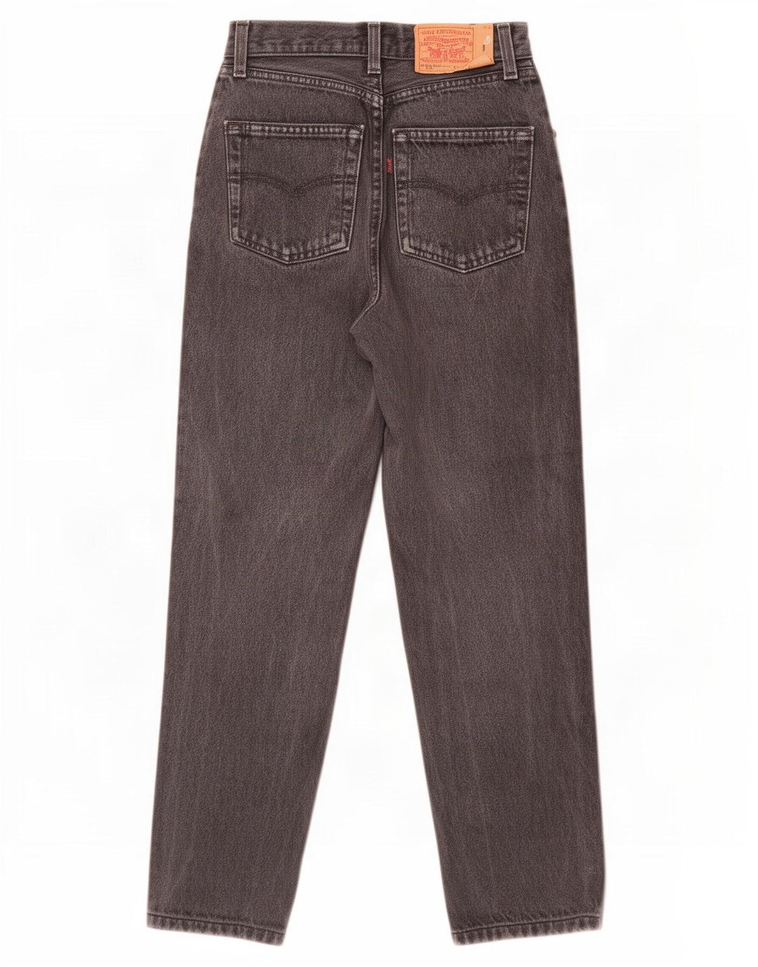Levi's Dame 901 Distressed Straight Jeans W28 L27 Grå Bomuld