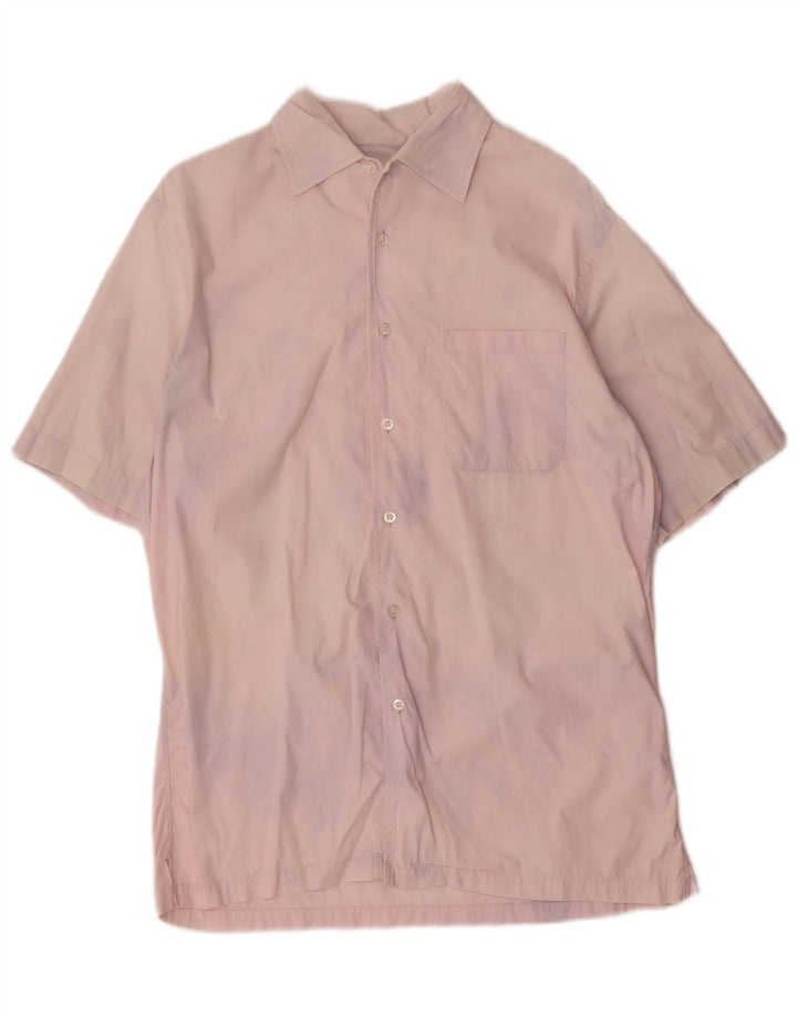 HUGO BOSS Kortærmet Herreskjorte Medium Pink Bomuld