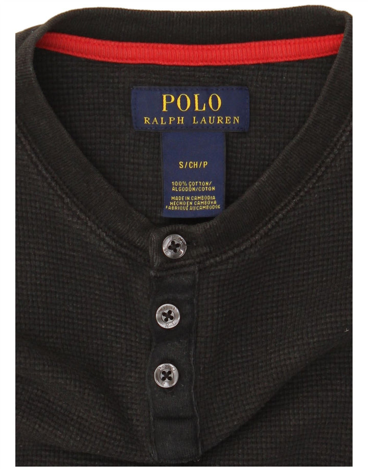 Polo Ralph Lauren Herre T-shirt Top Lille sort bomuld
