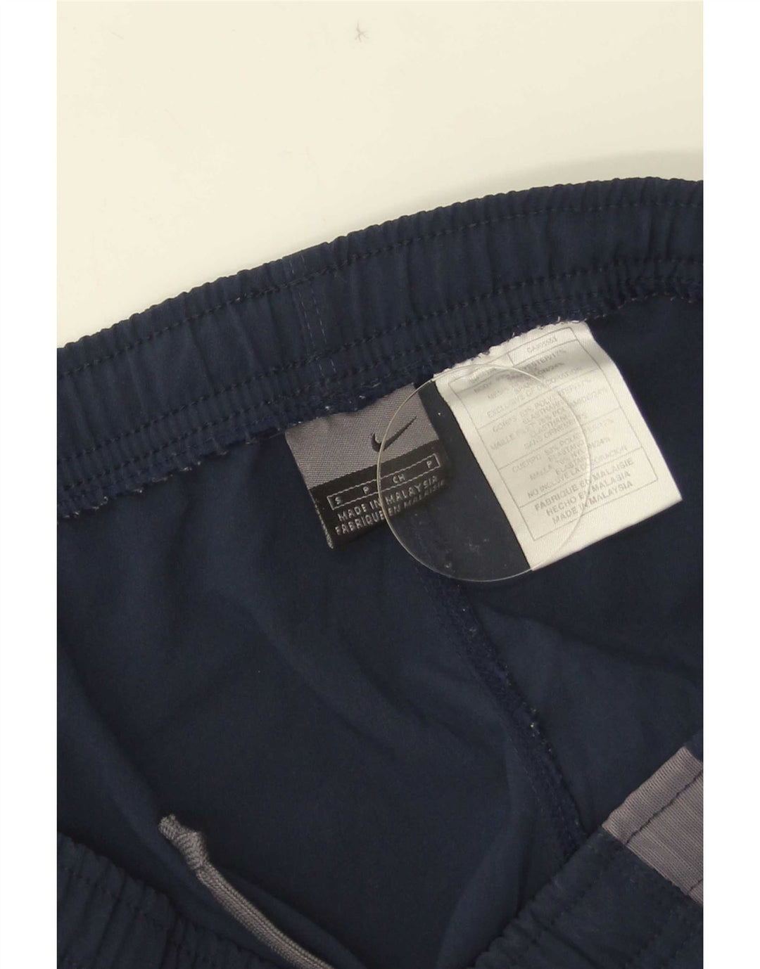 Nike Sportsshorts til mænd Small Navy Blue Colourblock Polyester