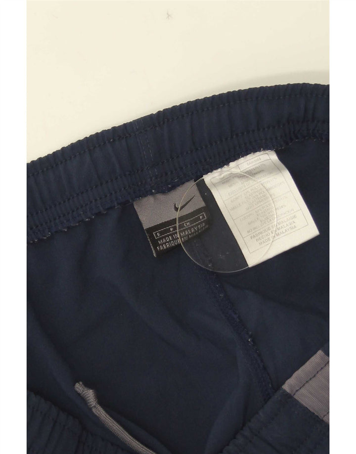 Nike Sportsshorts til mænd Small Navy Blue Colourblock Polyester