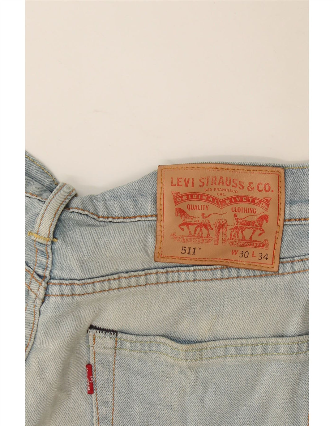 Levi's Dame 511 Slim Jeans W30 L34 Blå Bomuld