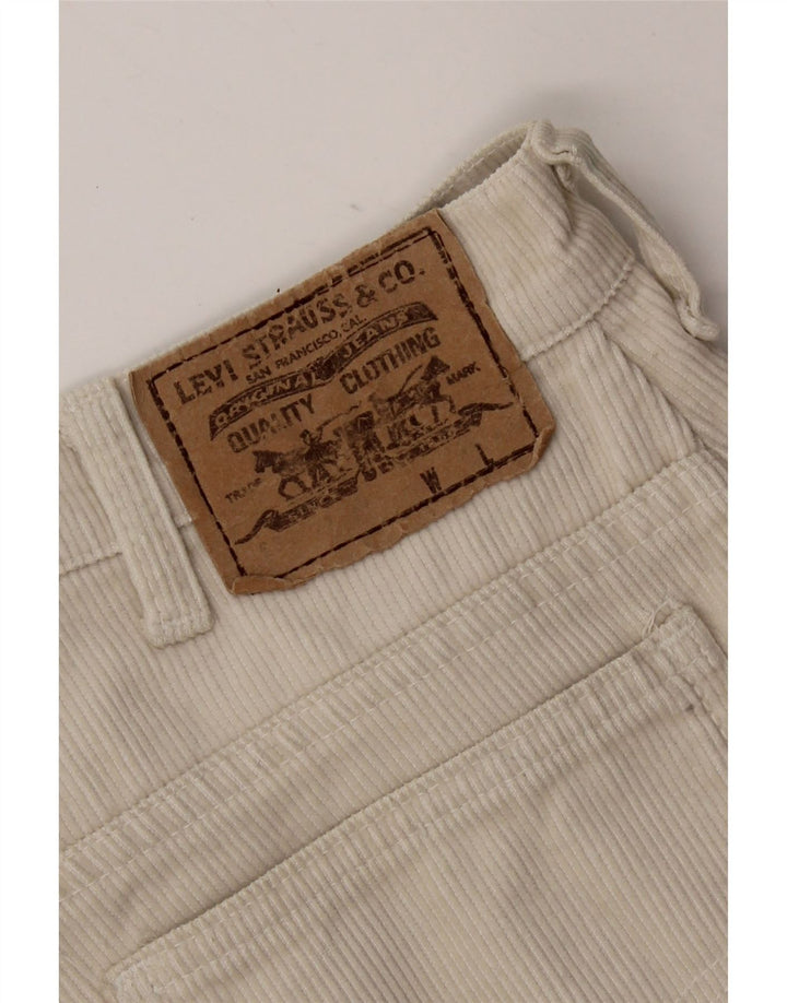 Levi's lige fløjlsbukser til kvinder W30 L27 Beige