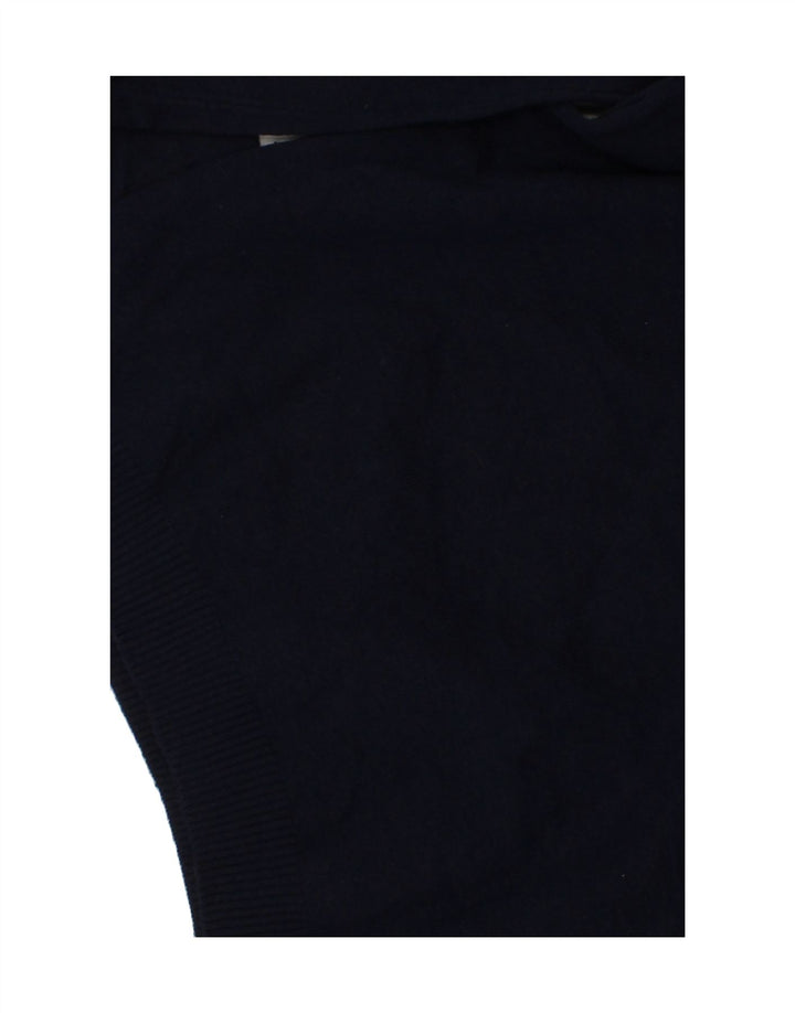 BENETTON Boys Graphic Hooded Jumper 12-13 Years Navy Blue Vintage Benetton and Second-Hand Benetton from Messina Hembry 