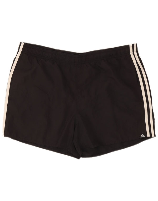 Adidas Sportsshorts til mænd, store sorte polyester