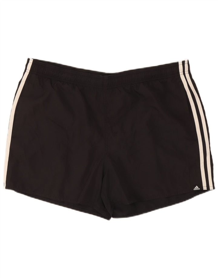 Adidas Sportsshorts til mænd, store sorte polyester