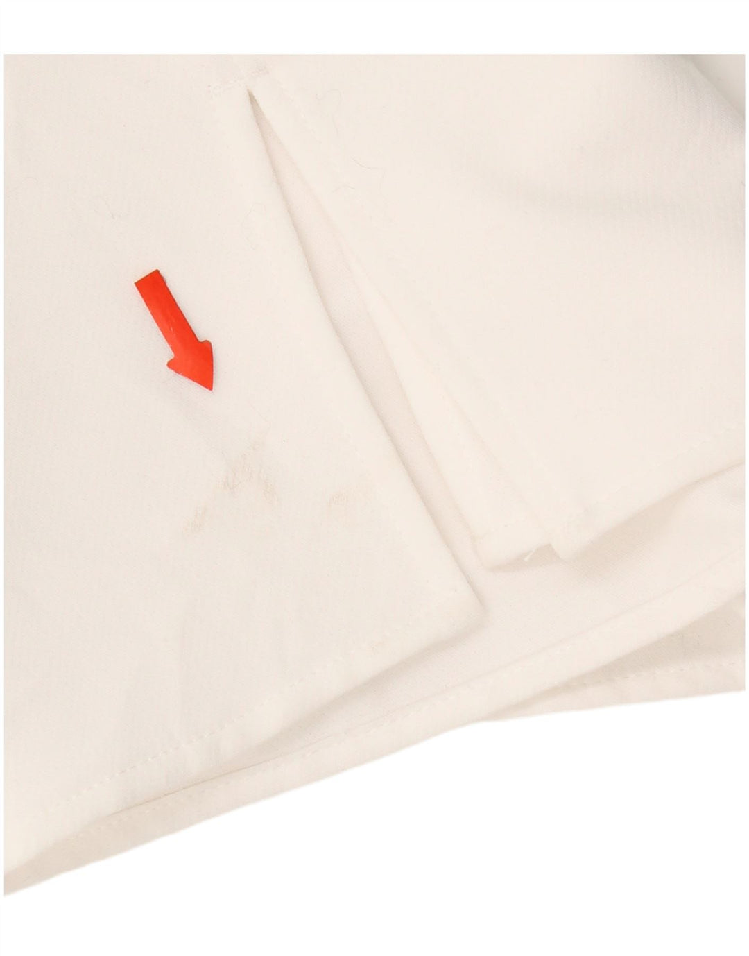 Zara Kvinder Højtalje Casual Shorts Små W26 hvid polyester