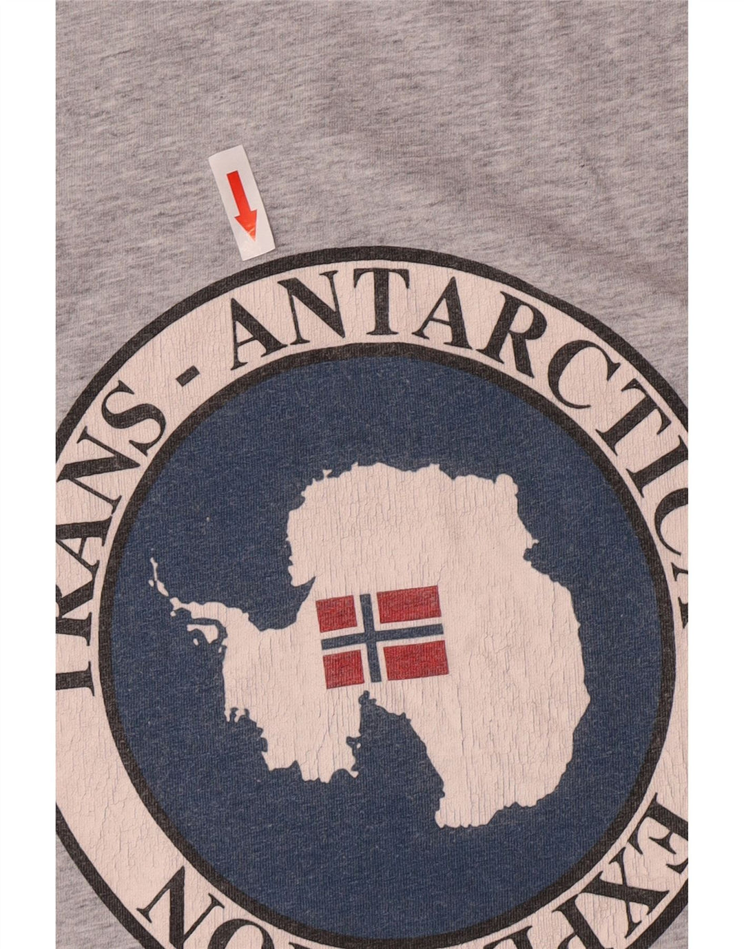 Napapijri Herre grafisk T-shirt top mellemgrå bomuld