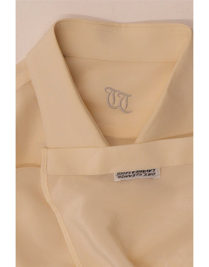 Vintage herre formel skjorte medium beige