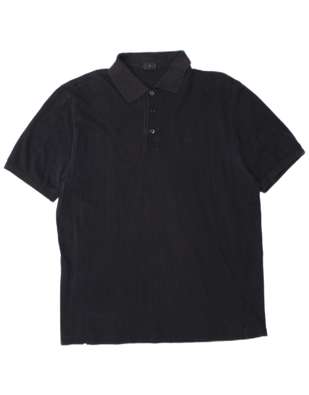 Hugo Boss herre poloshirt Stor marineblå bomuld