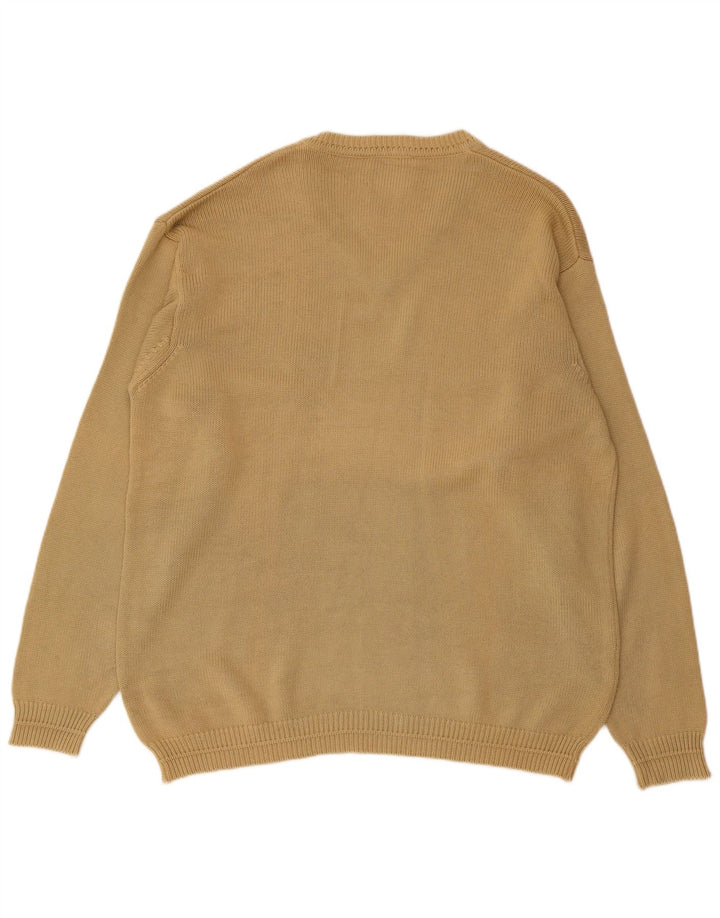 Avirex Herre V-hals sweater Stor Beige Bomuld