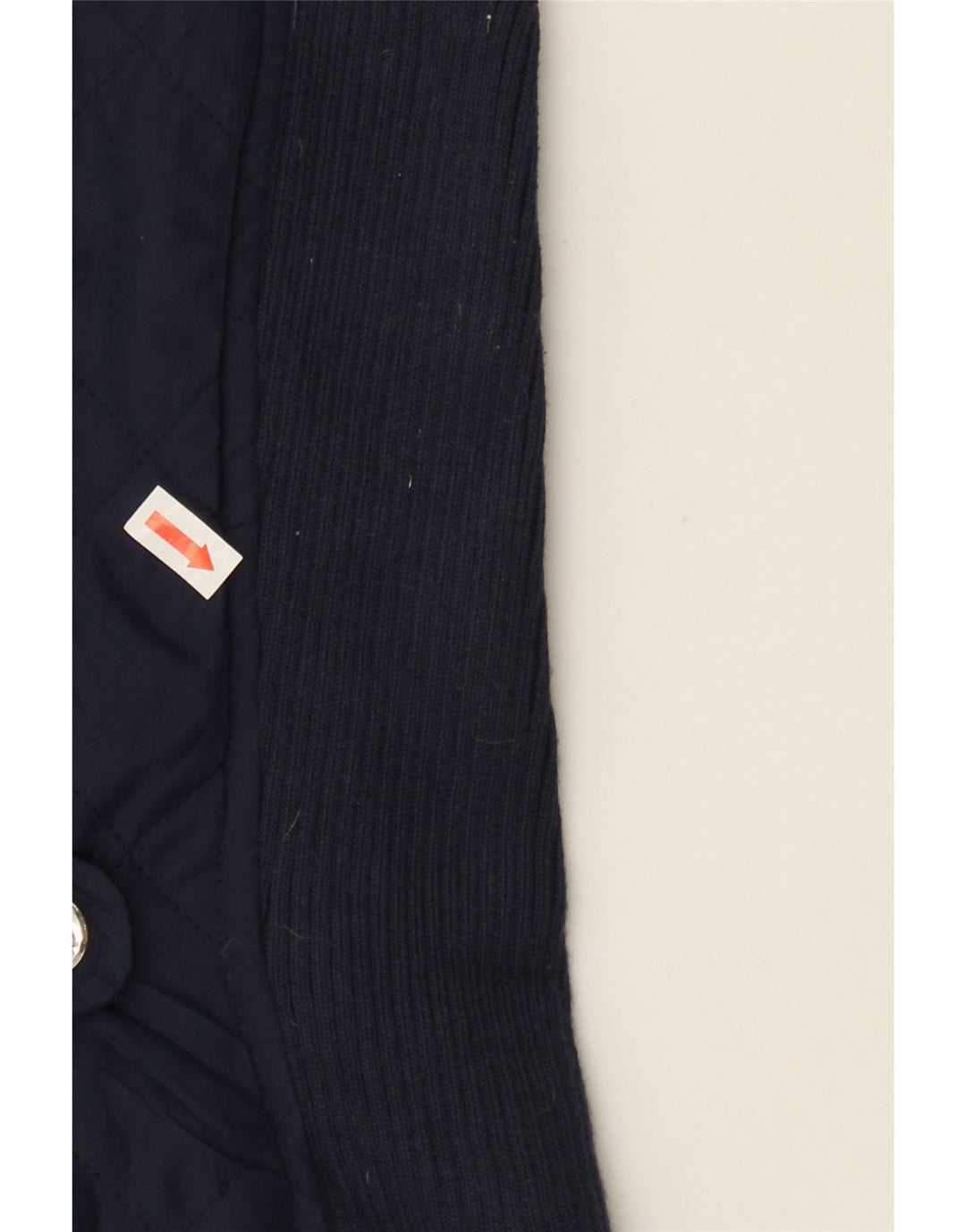 RALPH LAUREN Womens Quilted Gilet UK 16 Large Navy Blue Polyester Vintage Ralph Lauren and Second-Hand Ralph Lauren from Messina Hembry 