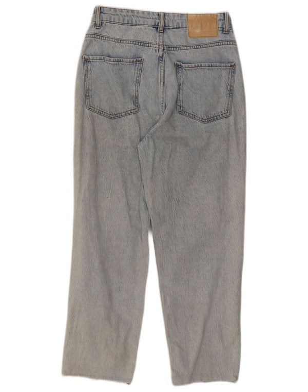 Zara Dame Straight Jeans EU 36 XS W26 L23 Blå Bomuld