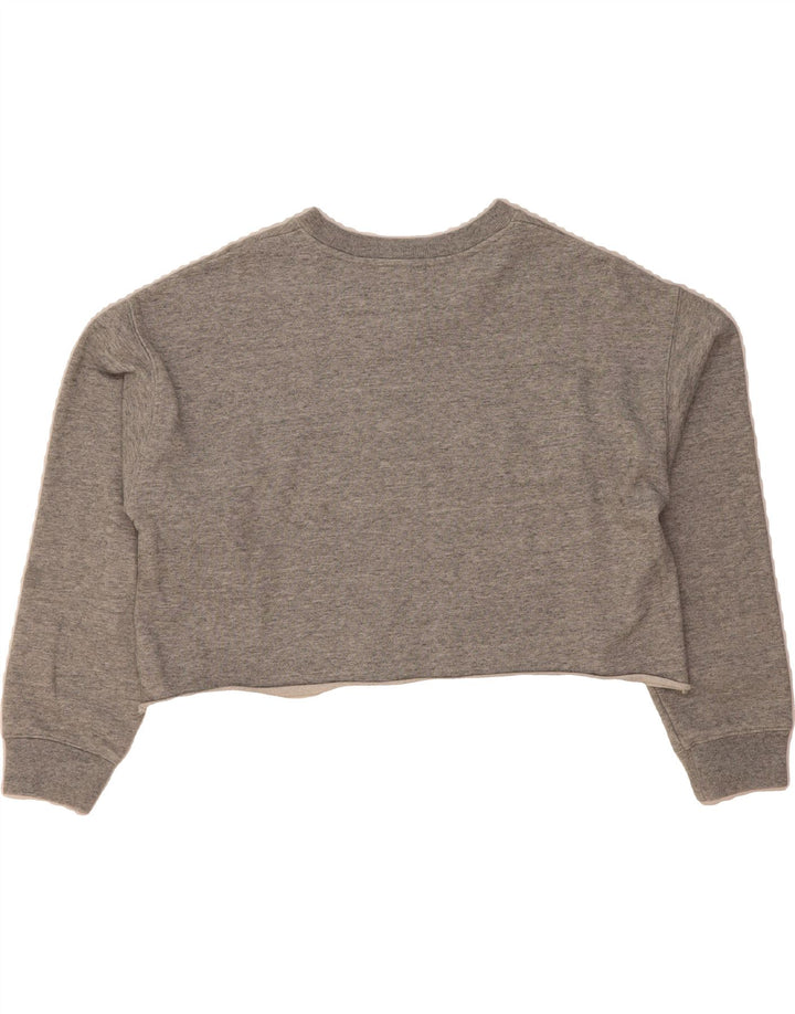 LEVI'S Womens Oversized Graphic Sweatshirt Jumper UK 10 Small Grey Vintage Levi's and Second-Hand Levi's from Messina Hembry 