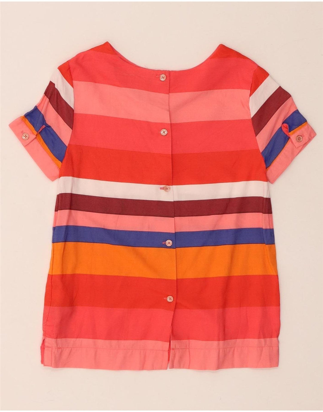 TOMMY HILFIGER Pigebluse Top 8-9 år Medium rødstribet viskose