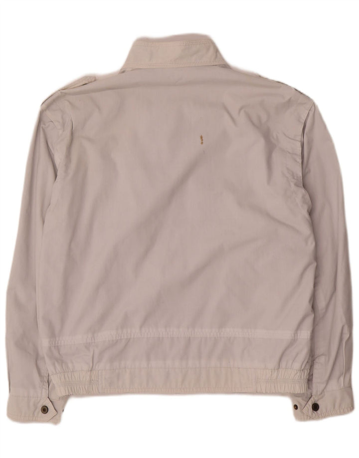 Faciba Herre Militær Vendbar Jakke IT 50 Stor Hvid Polyester