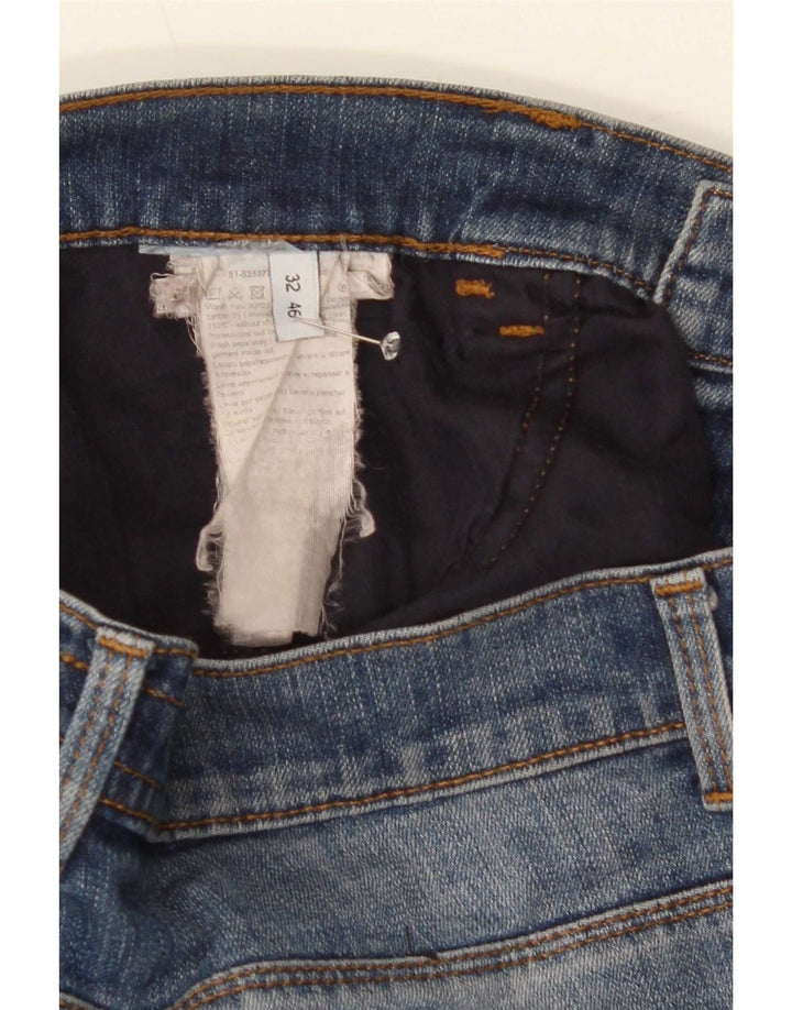 Trussardi Slim Jeans til mænd W32 L30 blå bomuld