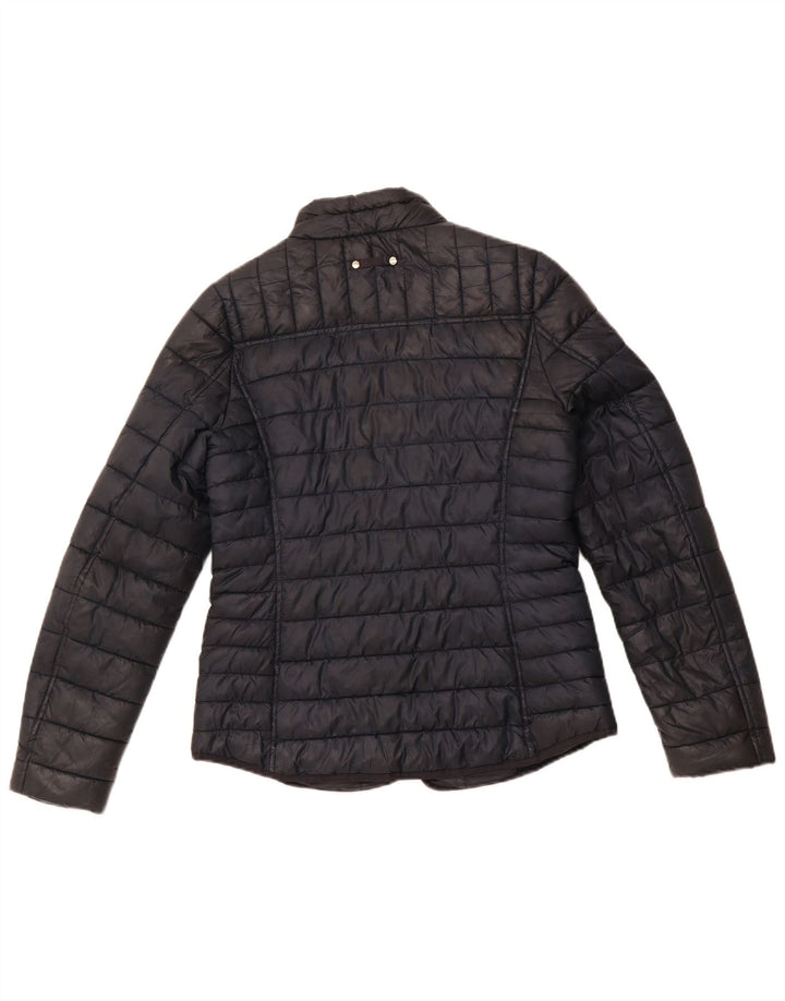 JOULES Polstret jakke til kvinder UK 12 Medium Sort Polyester