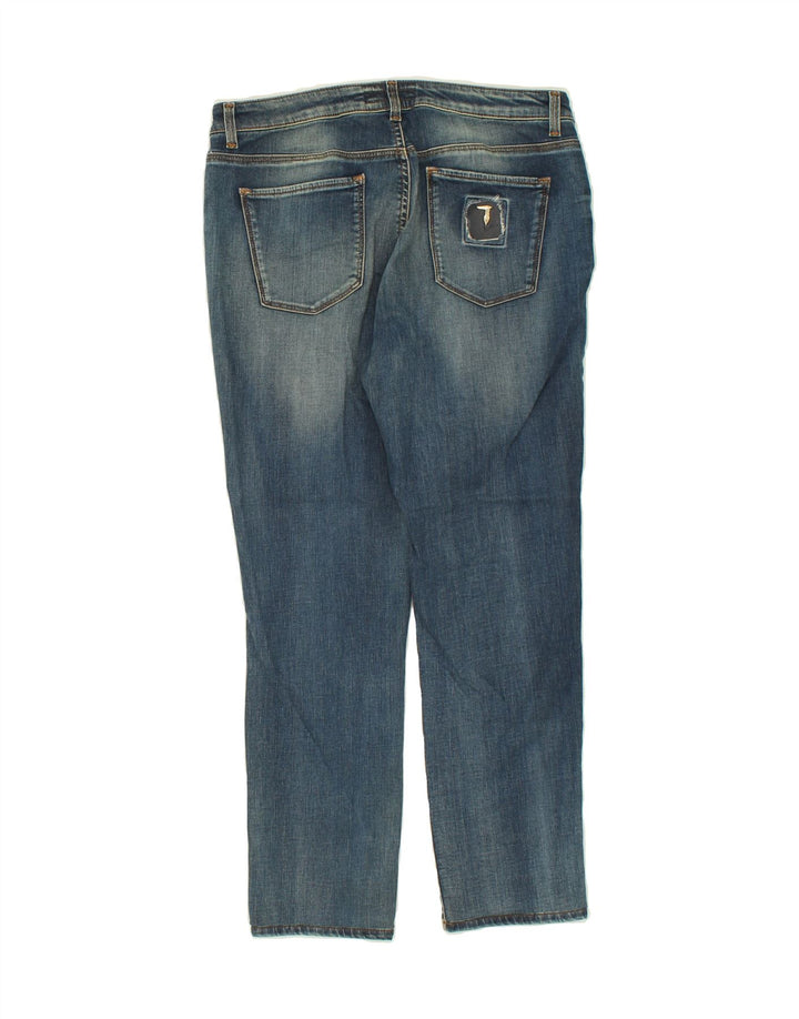 TRUSSARDI Womens Slim Jeans W32 L29  Blue Vintage Trussardi and Second-Hand Trussardi from Messina Hembry 