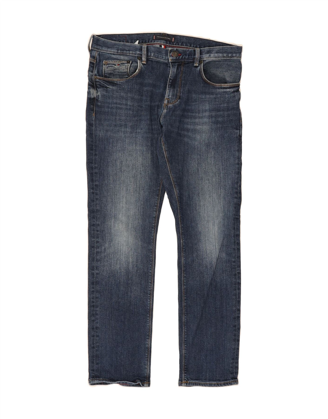TOMMY HILFIGER Womens Denton Straight Jeans W32 L30 Blue Cotton Vintage Tommy Hilfiger and Second-Hand Tommy Hilfiger from Messina Hembry 